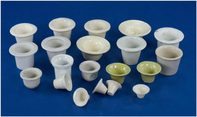 Appraisal: Pottery and Porcelain Inserts Wide range of sizes to cater