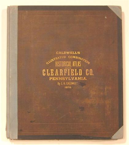 Appraisal: vol Pennsylvania County Atlas Caldwell's Illustrated Historical Combination Atlas of