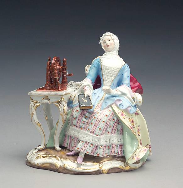 Appraisal: A Meissen porcelain figure second half th century Modeled as