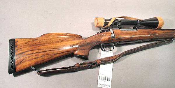 Appraisal: A custom Winchester Mauser action rifle with Apex barrel Serial