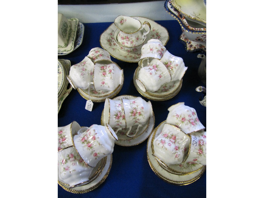 Appraisal: Assorted Paragon Victoriana Rose teawares