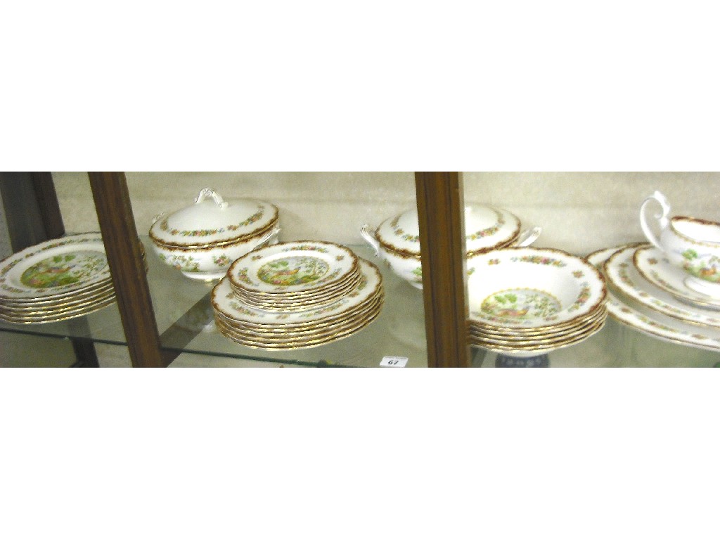 Appraisal: Good Royal Albert 'Chelsea bird' pattern six setting dinner service