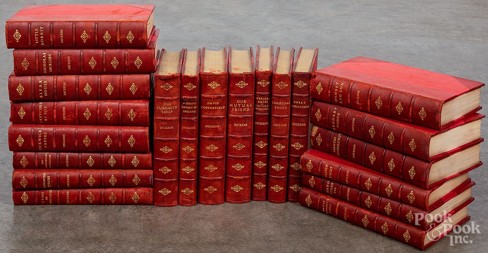 Appraisal: Twenty-one volumes of work by Charles Dickens Twenty-one volumes of