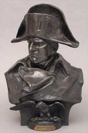 Appraisal: P COLOMBO NAPOLEON Bronze impressed signature and dated moldeled as