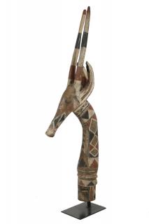 Appraisal: AFRICAN CARVED MASK Antelope Mask from the Kurumba people of