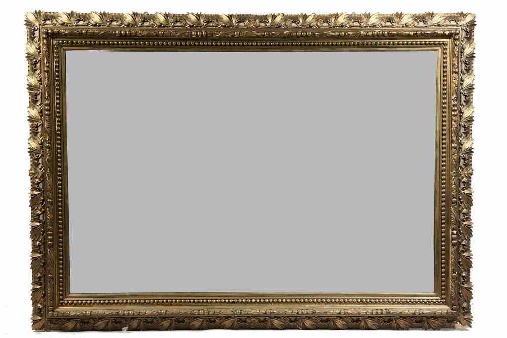 Appraisal: OVERMANTEL MIRROR - Large Overmantel Mirror in ornate Aesthetic period