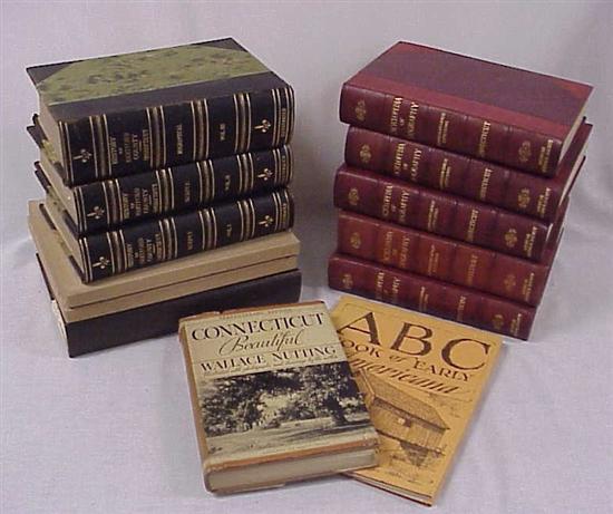 Appraisal: Collection of thirteen books ''Connecticut Beautiful'' by Wallace Nutting ''ABC