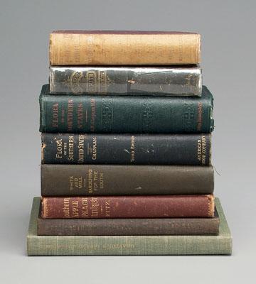 Appraisal: Eight books Southern horticulture th and th century works by