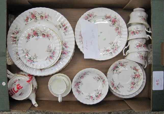 Appraisal: Royal Albert Lavender Rose Tea Service and Dinner Service approx