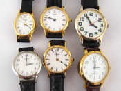 Appraisal: A mixed lot comprising six lady's quartz wrist watches mostly