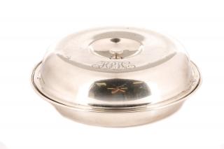 Appraisal: Towle Sterling Lidded Double Compartment Dish Towle Silversmiths American Massachusetts