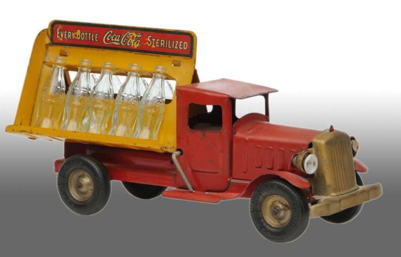 Appraisal: Coca-Cola Metalcraft Truck Toy Description Circa Includes rubber wheels and