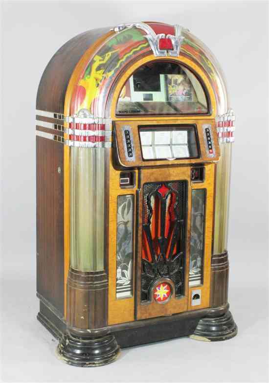 Appraisal: A Sound Leisure 'The Gazelle' Wurlitzer type juke box ft