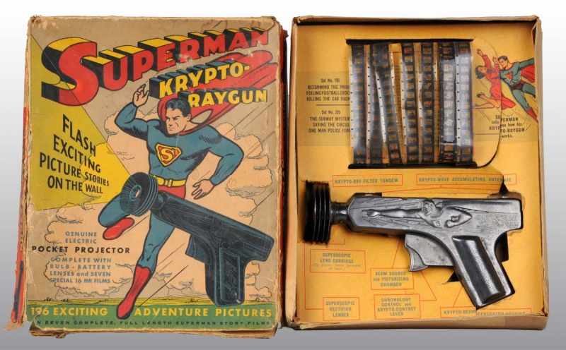 Appraisal: Superman Krypto-Raygun Description product by Daisy Manufacturing Company Box contains