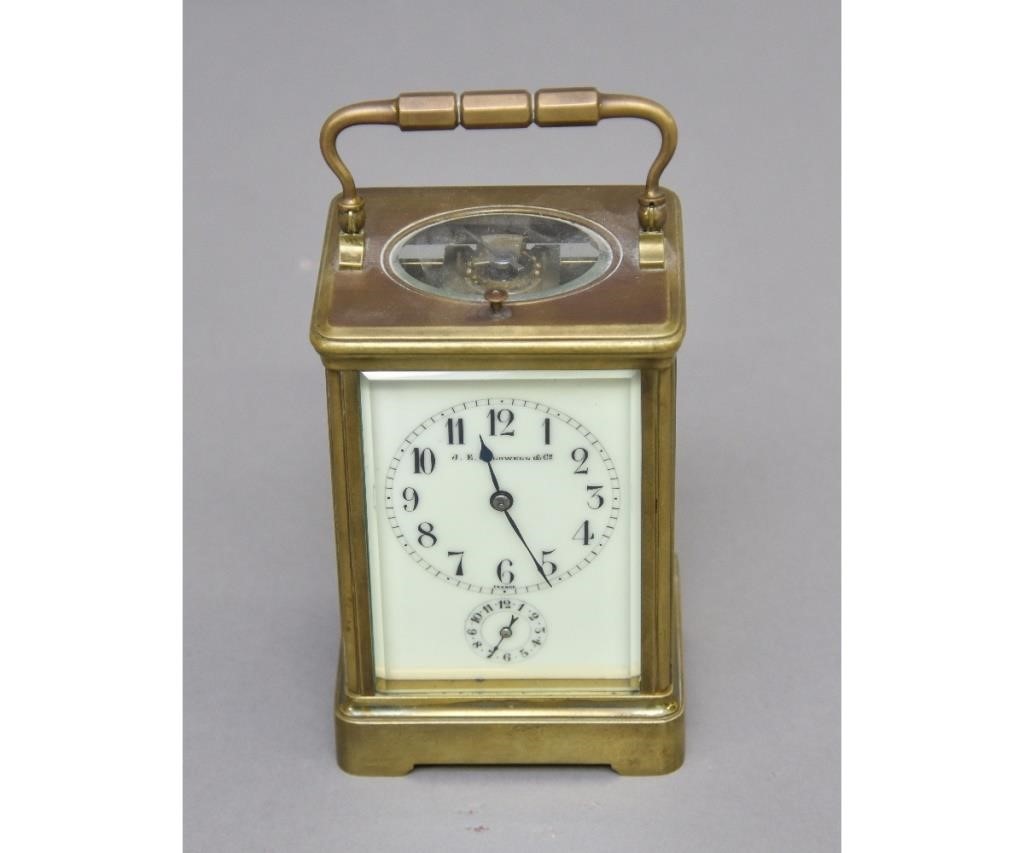 Appraisal: French carriage clock Margain jewels retailed by J E Caldwell