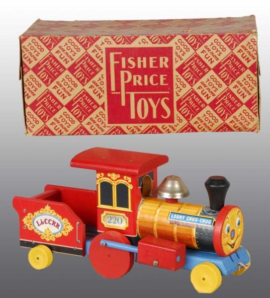 Appraisal: Lot of Fisher Price Train Toys Description American Circa s