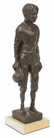 Appraisal: Bronze sculpture The th Man number in a limited edition