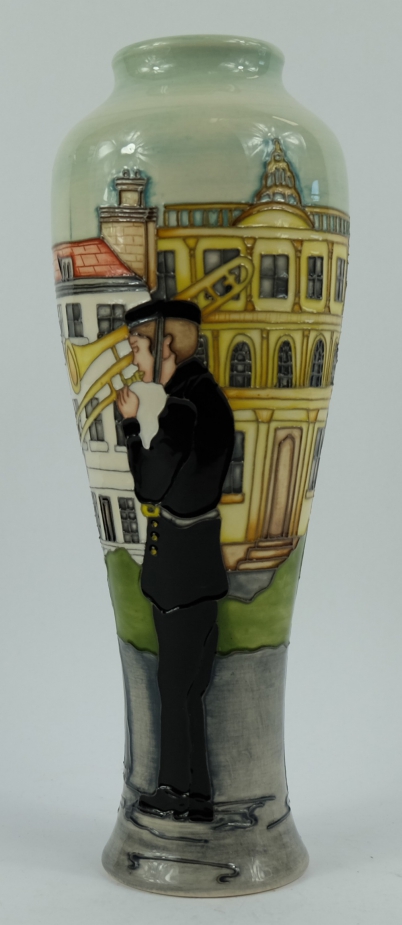 Appraisal: Moorcroft vase decorated with the Salvation Army in a limited