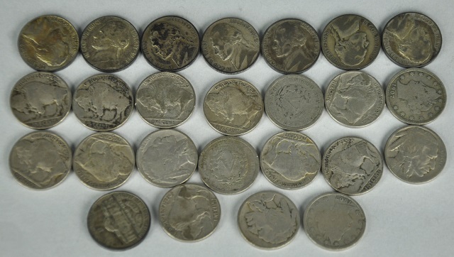 Appraisal: Nickel GroupConsists of Liberty Nickels Buffalo Nickels and War Nickels