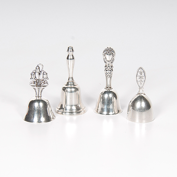 Appraisal: American th century An assembled group of four sterling silver