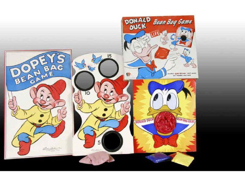 Appraisal: Lot of Disney Character Bean Bag Games with Ori Description