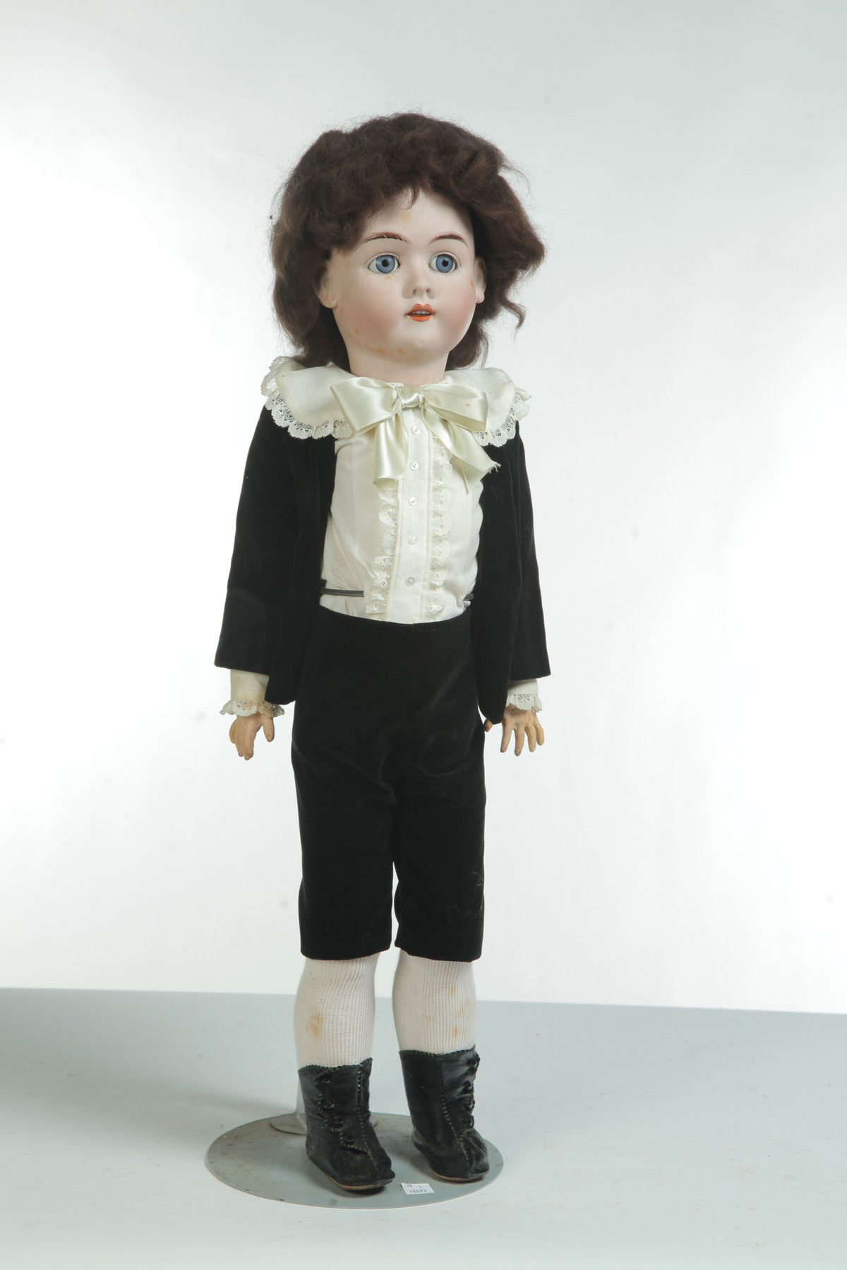 Appraisal: LARGE HANDWERCK BISQUE HEAD DOLL Germany st quarter- th century