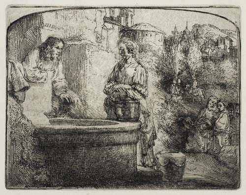 Appraisal: REMBRANDT VAN RIJN Christ and the Woman of Samaria An