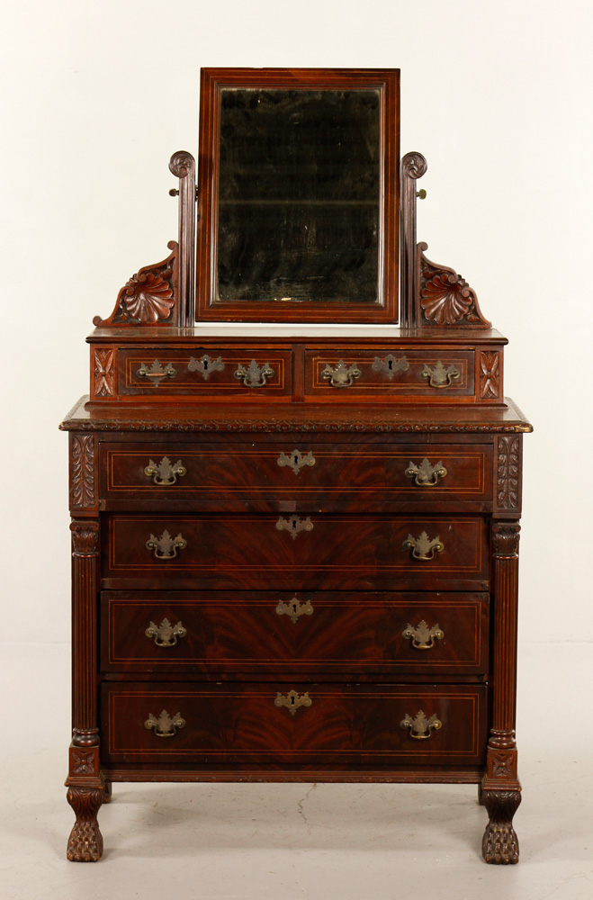 Appraisal: - Late th C Boston Bachelor's Chest Late th century