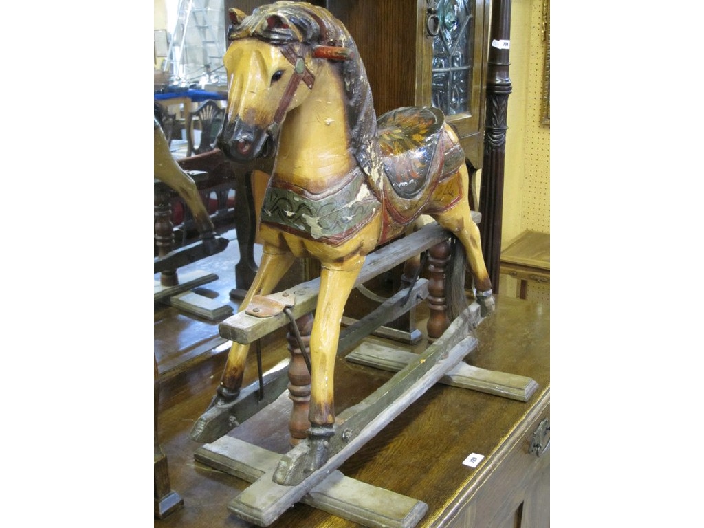 Appraisal: Small rocking horse