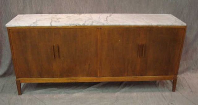 Appraisal: Midcentury Modern Marbletop Server From a West th Street NYC