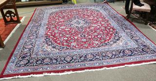 Appraisal: Persian Tabriz carpet Persian Tabriz carpet ' x '