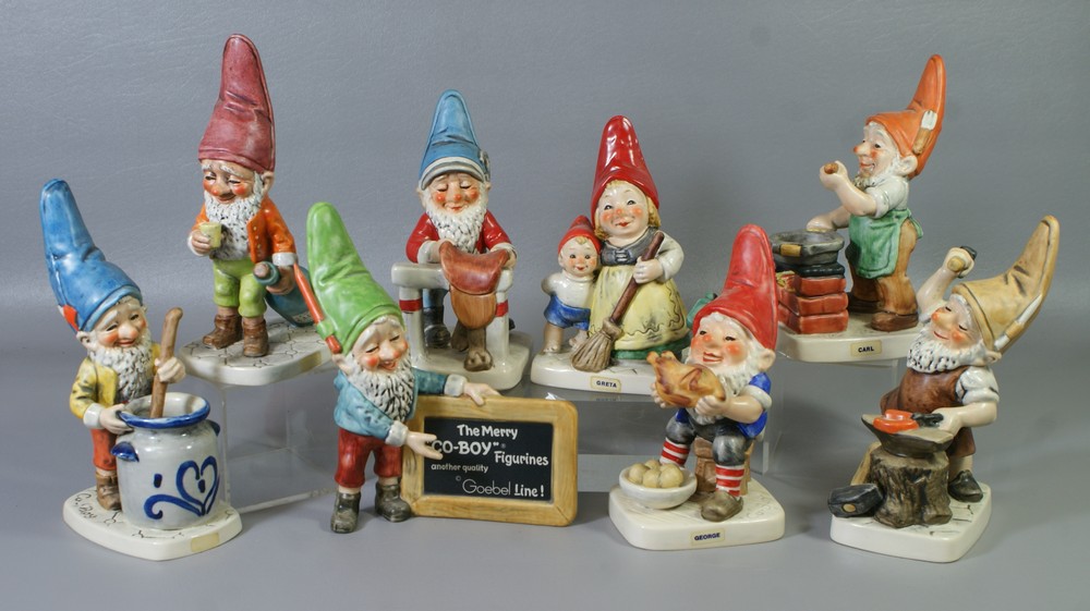 Appraisal: Goebel The Merry Co-Boy Figurines tallest