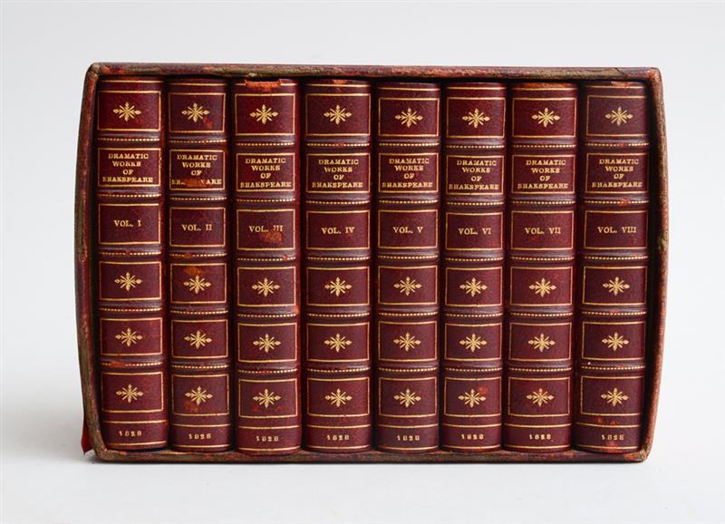 Appraisal: SHAKESPEARE THE DRAMATIC WORKS OF SHAKESPEARE Volumes no publisher or