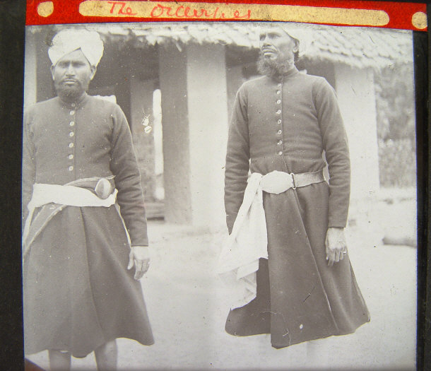 Appraisal: Box of Ilford Special Lantern slides depicting Indian views