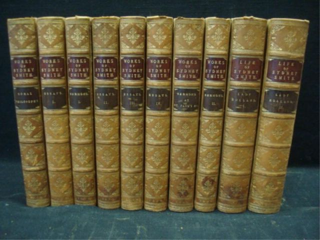 Appraisal: Antique and Decorative Leatherbound Books Walter Scott's Waverly novels edition