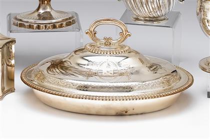 Appraisal: Victorian silverplate covered tureen elkington co sheffield third quarter th