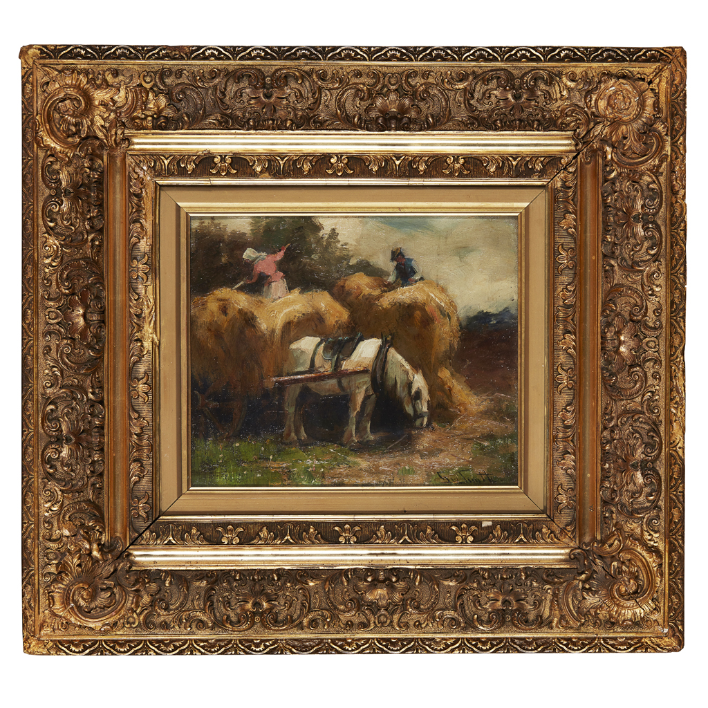 Appraisal: GEORGE SMITH R S A SCOTTISH - THE HAY WAGON