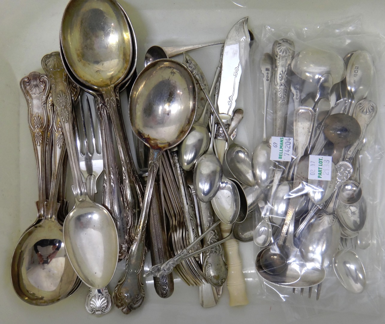 Appraisal: A quantity of silver table flatware including a Scottish sauce