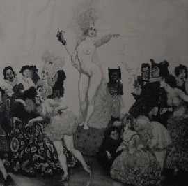 Appraisal: Norman Lindsay - Fortune's Fools Death in the Garden Gossip