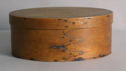 Appraisal: Shaker bentwood box th c h w