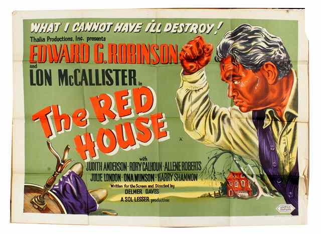 Appraisal: THE RED HOUSE United Artists mystery starring Edward G Robinson