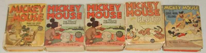 Appraisal: Lot of Mickey Mouse Big Little Books This lot includes