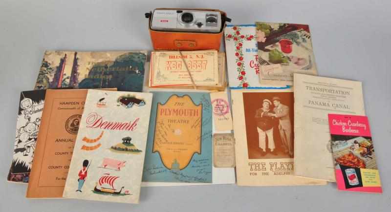 Appraisal: Large Lot of Assorted Ephemera Description Includes catalogs postcards New