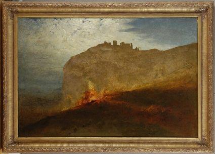 Appraisal: JOHN SAMUEL RAVEN - CASTLE CARREG CENNEN WALES Oil on