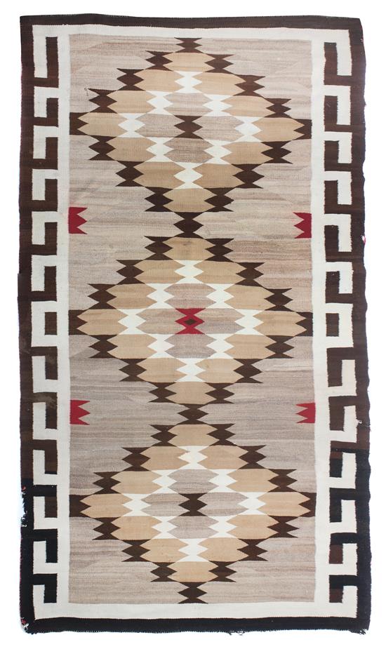 Appraisal: Sale Lot A Navajo Crystal Rug x inches -