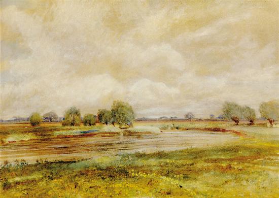 Appraisal: Walter Field British late th century THAMES WATER NO watercolor