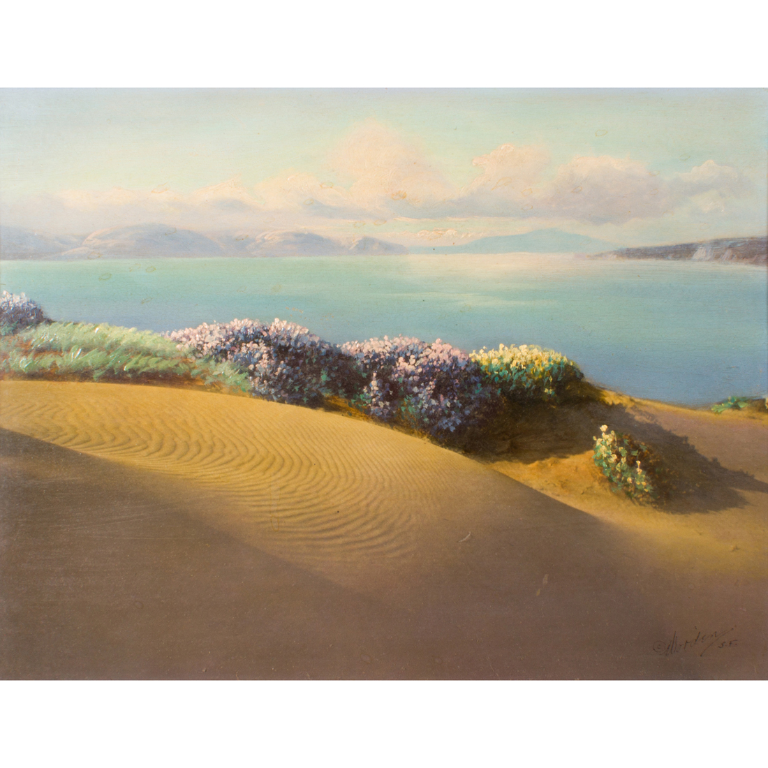 Appraisal: PAINTING WILLARD WORDEN Willard Worden American - Monterrey Dune oil