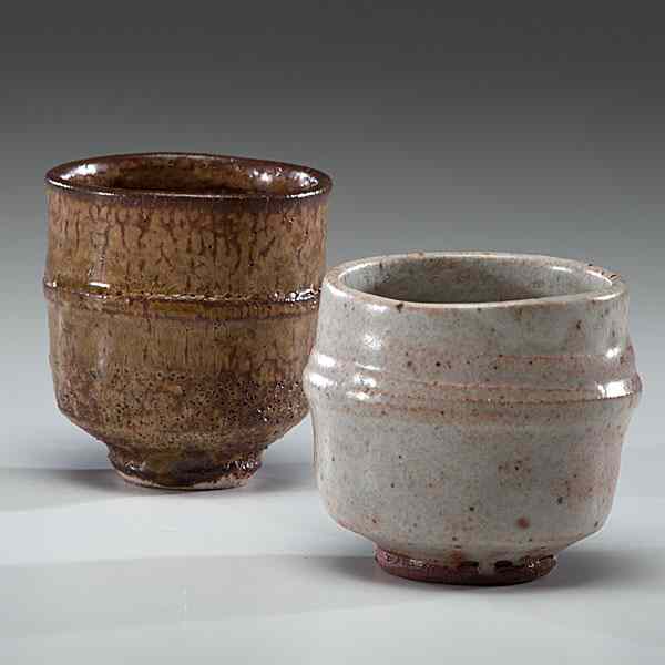 Appraisal: Warren MacKenzie USA Pair of Tea Bowls Stoneware each ht