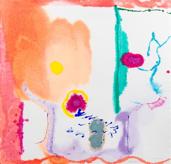 Appraisal: Sale Lot Helen Frankenthaler American - Beginnings color screenprint Lincoln