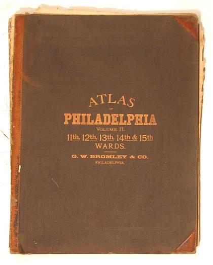 Appraisal: vol Philadelphia Property Atlas Atlas of The City of Philadelphia